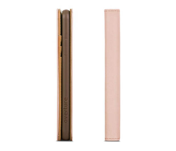 Etui Overture z podstawką do iPhone X/XS Luna różowe - 1389408 - zdjęcie 4